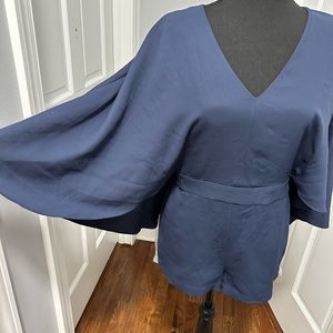 New without tag navy blue jumpsuit short